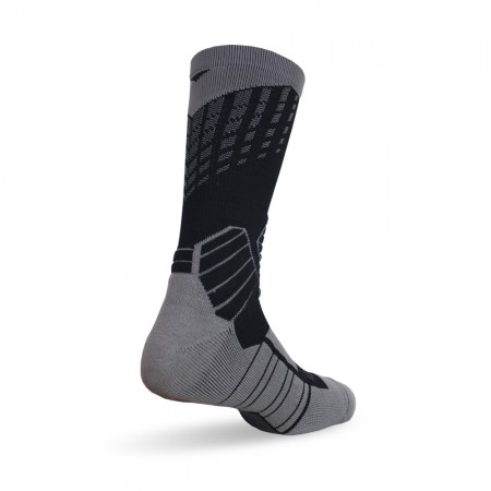 【老船長】(9817)全方位足弓壓力運動襪籃球襪-1雙入黑色(24-26cm)