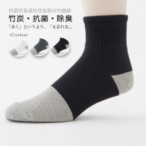 【老船長】(1106-3)MIT竹碳森呼吸休閒襪-6雙入(加大尺寸)