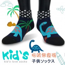 【kid】(3007)台灣製棉質義大利台無縫針織止滑童襪-1雙入A款