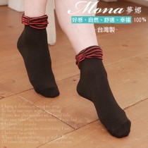 【夢拉】(B204)可愛蝴蝶結造型短襪-1雙入