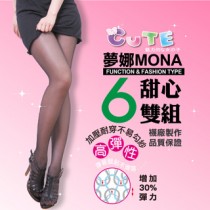 【夢拉mona 】粉膚時尚絲襪-(6入組)